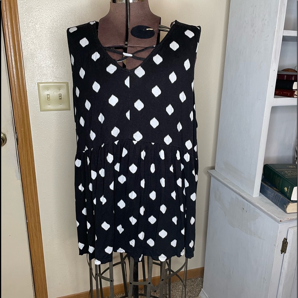 Terra & Sky black & white tank 3X